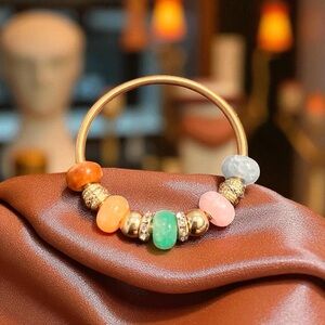 Multicolor Stone Beaded Bracelet  NWT